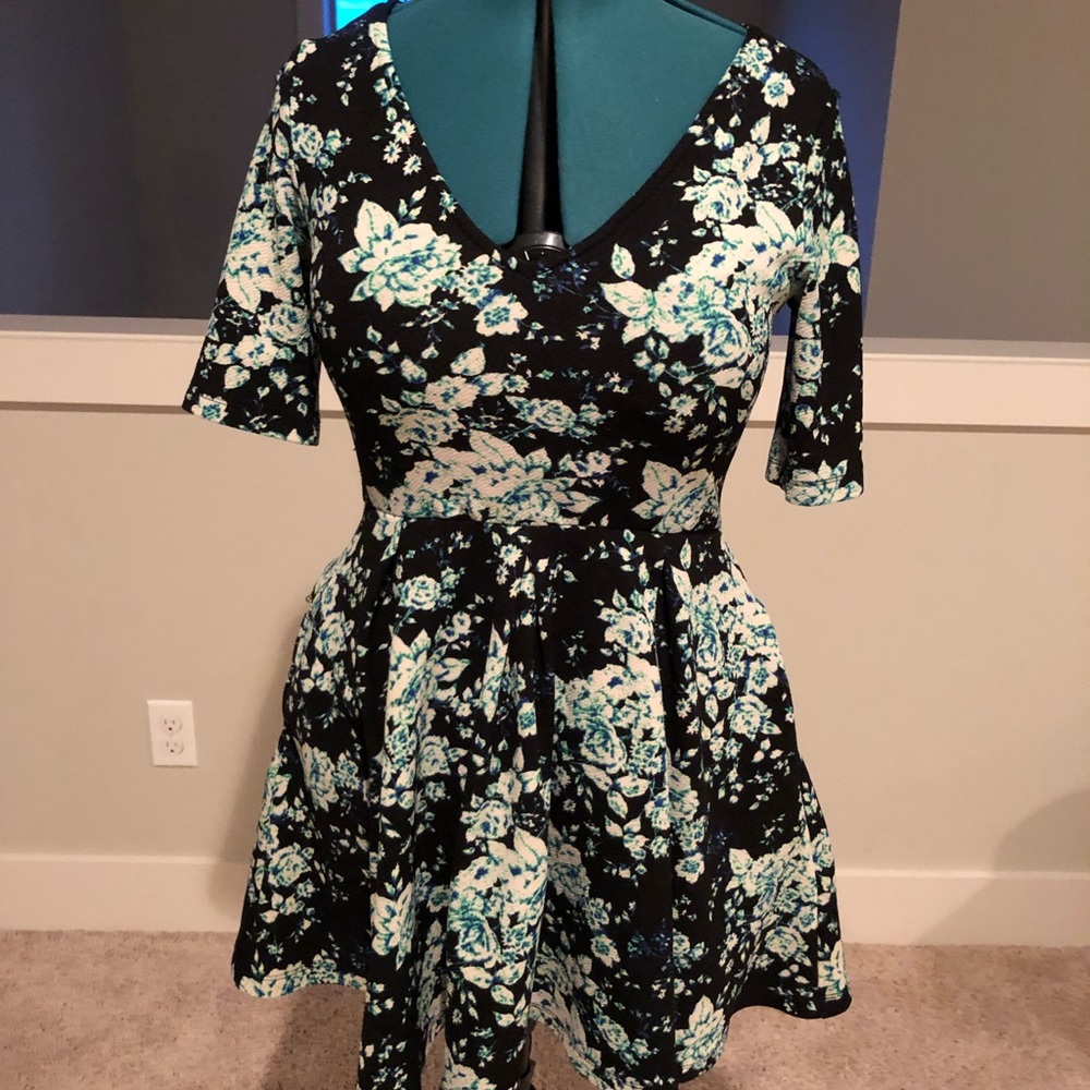 Floral Skater Dress